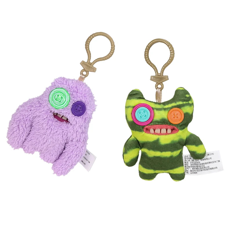 Fuggler Plush Keyrings Funny Ugly Monster Sasquoosh Indecisive Monster Stuffed Doll Toys Collectible Backpacke Pendant Fuggler Plush Keyrings Funny Ugly Monster Sasquoosh Indecisive Monster Stuffed Doll Toys Collectible Backpacke Pendant